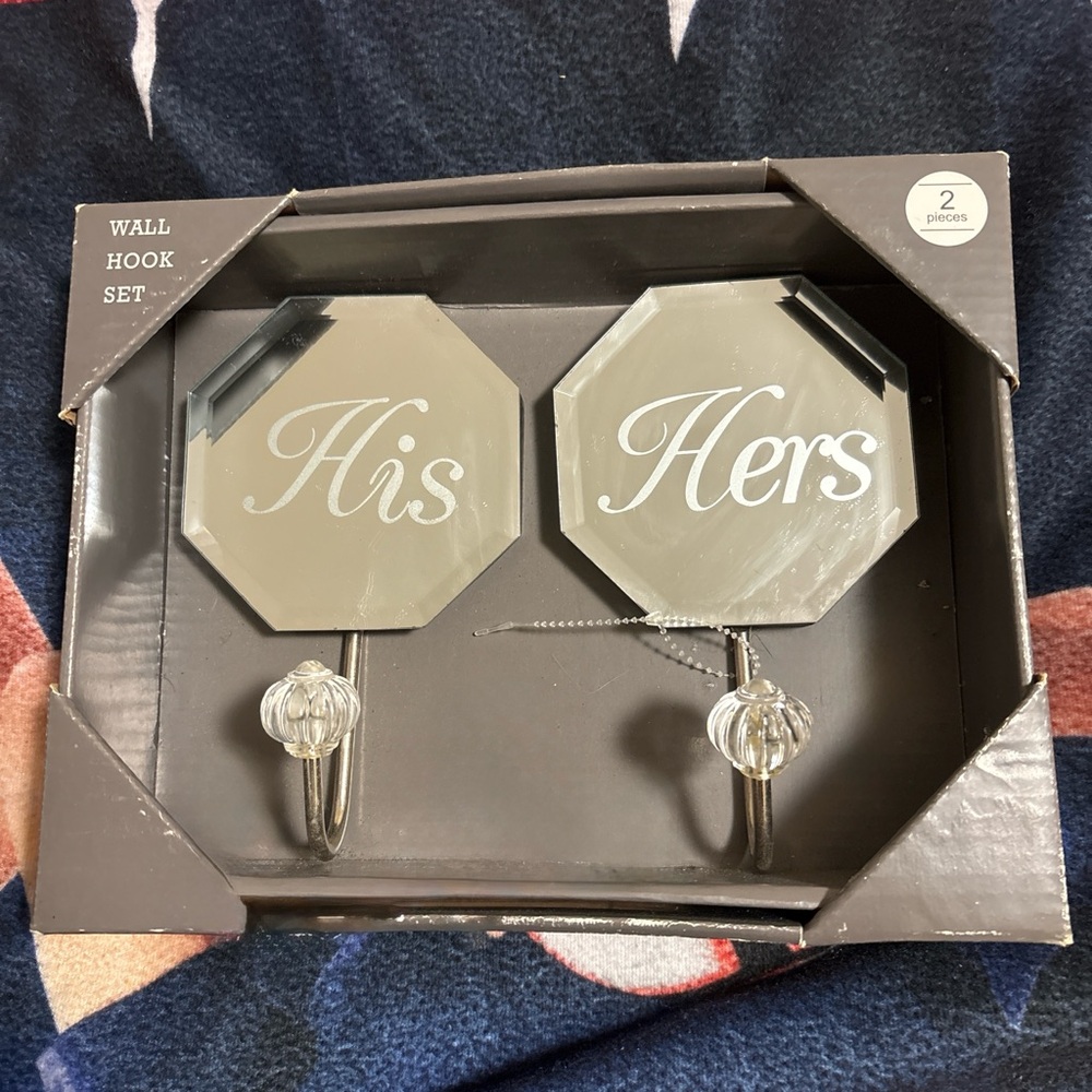 His and Hers Wall Hook Set